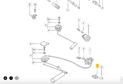 VW Beetle 18652 Switch, reverse light OE: 084 941 521