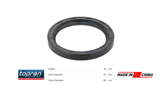VW Beetle 101 905 Shaft Seal, crankshaft OE: 113 105 245  113 105 245F