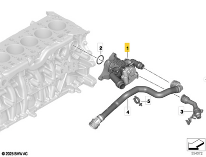 BMW 11 53 9 468 426 - Heat Management Module (Water Pump) OE: 11539468426