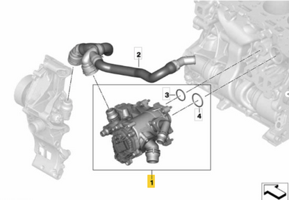 BMW MINI 538 1023 10 - Heat Management Module (Water Pump) OE: 11539896577