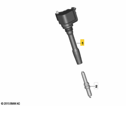 BMW MINI 966861 Ignition Coil OE: 12138643360