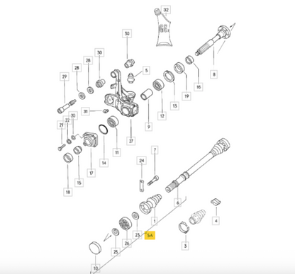 VW Beetle 16-1004 Joint Kit, driveshaft OE: 171 498 103