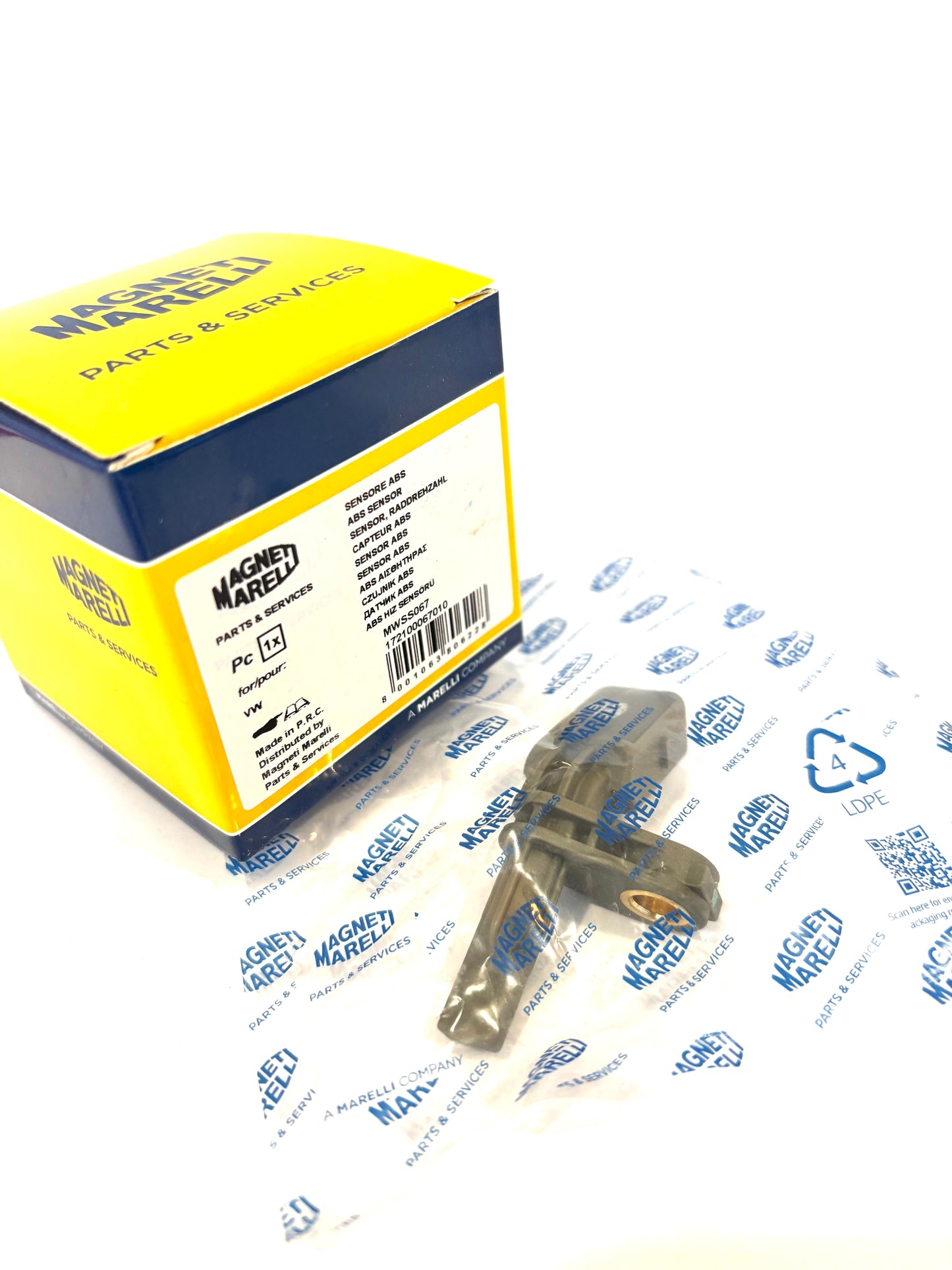 VAG Audi Volkswagen 172100067010 - Sensor, wheel speed, rear-LH OE: WHT 003 857 C