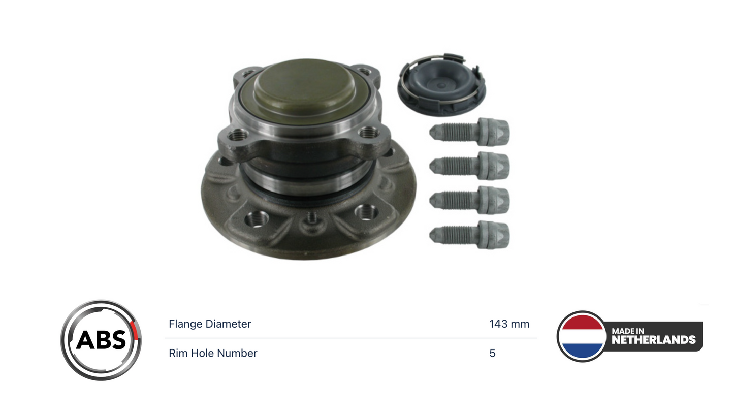 BMW MINI 201237 Wheel Hub Bearing, rear OE: 33406891921  33406891924