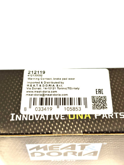BMW MINI 212119 - Warning Contact, brake pad wear, rear OE: 34356799736   34356865612