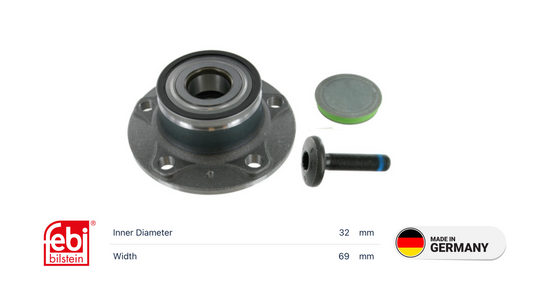 VAG Audi 23320 Wheel Hub Bearing, rear OE: 5WF 501 611