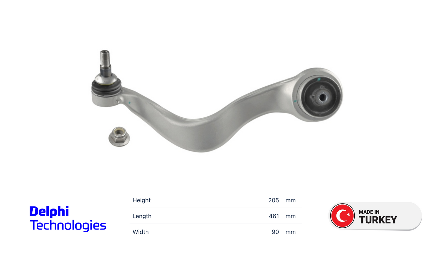 BMW TC9134 Track Control Arm LH OE: 31106895243