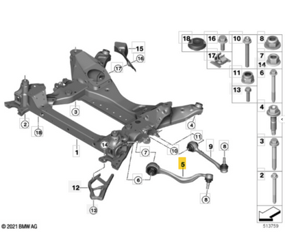 BMW TC4816 - Track Control Arm LH OE: 31108854989