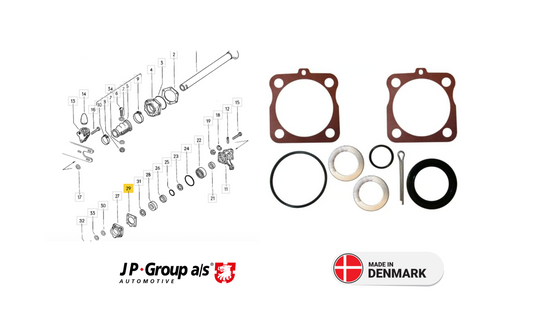VW Beetle 8154000116 Axle Seal Kit, rear OE: 311 598 051S