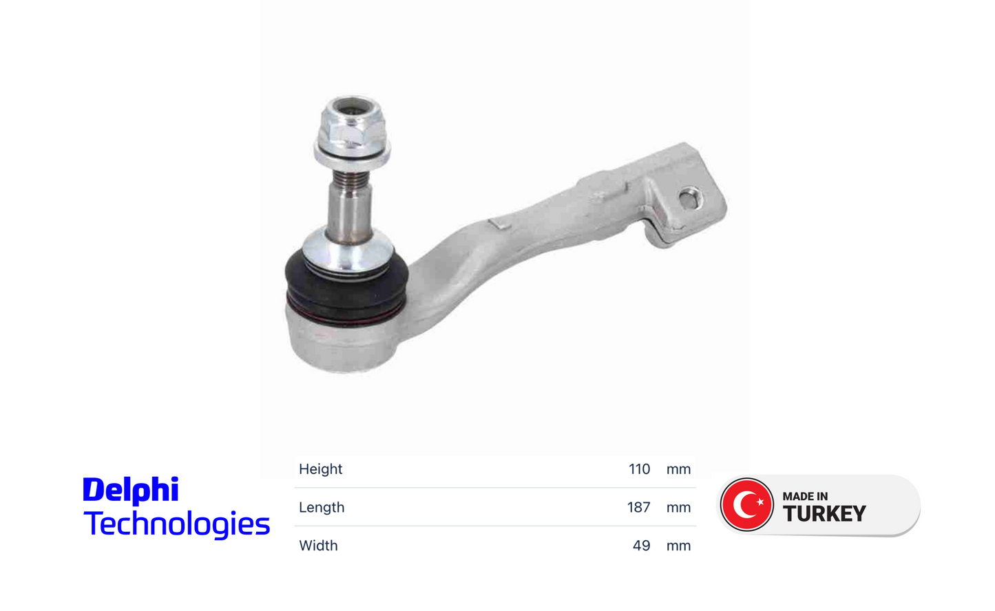 BMW TA3459 - Tie Rod End LH OE: 32104A01666