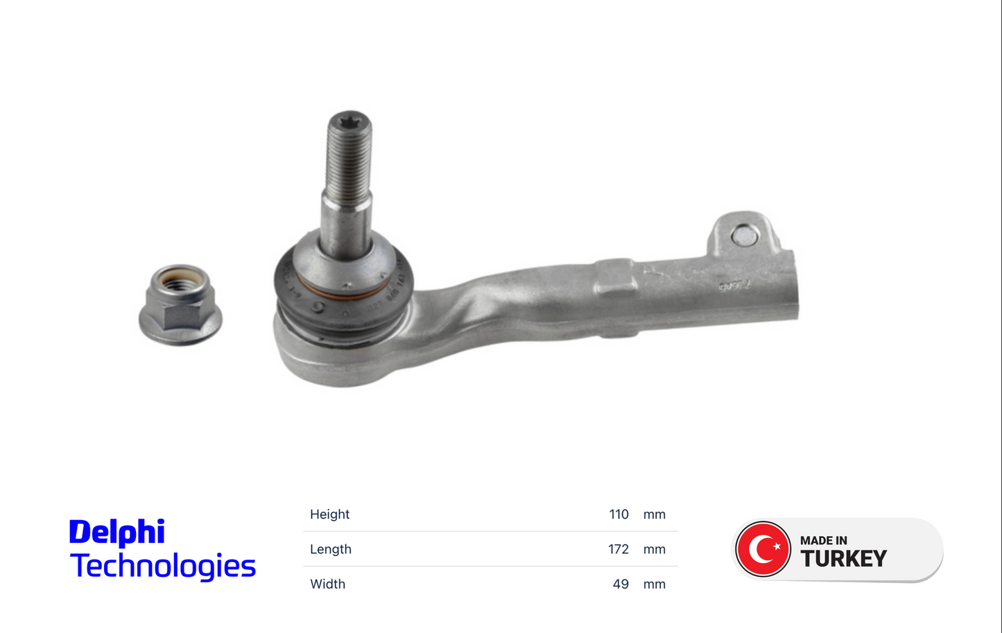 BMW TA3472 - Tie Rod End LH OE: 32106880696
