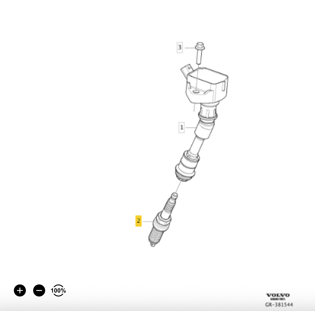 VOLVO 0 242 140 565 Spark Plug OE: 32290011