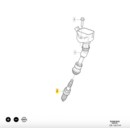 VOLVO 0 242 140 565 Spark Plug OE: 32290011