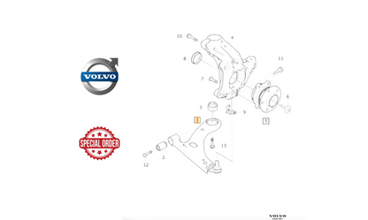 Volvo 32395077 Track Control Arm LH OE: 32395077