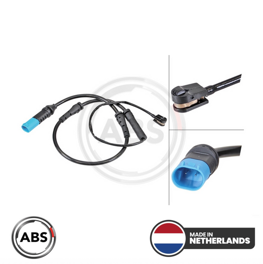 BMW 39813 - Warning Contact, brake pad wear, front OE: 34356870349