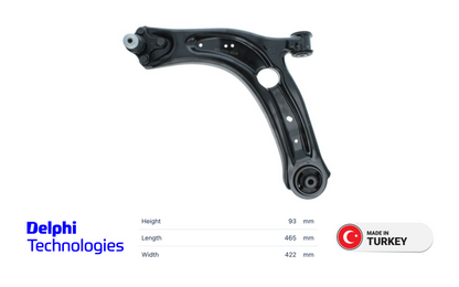 VAG Audi Volkswagen TC4650 Track Control Arm LH OE: 3Q0 407 151 S/3Q0 407 151 AA