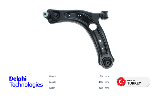 VAG Audi Volkswagen TC4650 Track Control Arm LH OE: 3Q0 407 151 S/3Q0 407 151 AA
