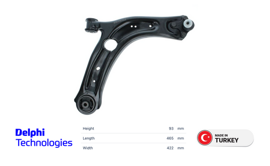 VAG Audi Volkswagen TC4651 Track Control Arm RH OE: 3Q0 407 152 S/3Q0 407 152 AA