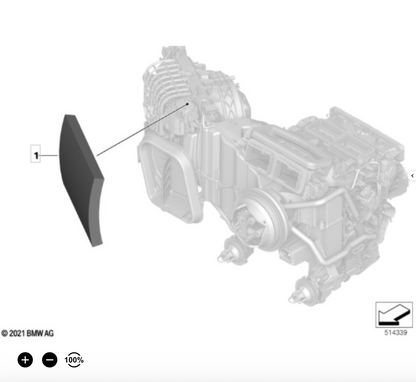 BMW ADBP250070  - Filter, interior air OE: 64115A30A93