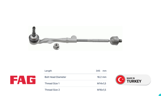 BMW 840 1452 10 Side Rod LH OE: 32106868688  32106868685