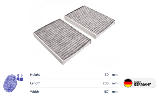 BMW ADB112520  - Filter, interior air OE: 64115A29D99