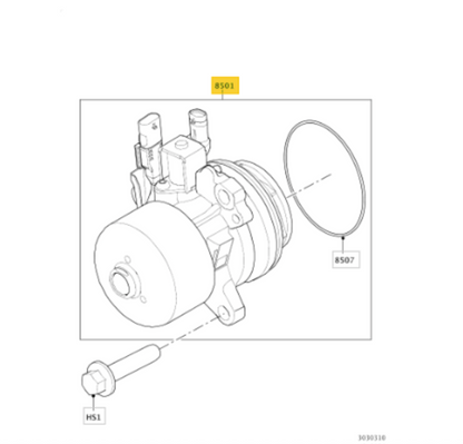 Land Rover LR125488 - Water Pump OE: LR125488