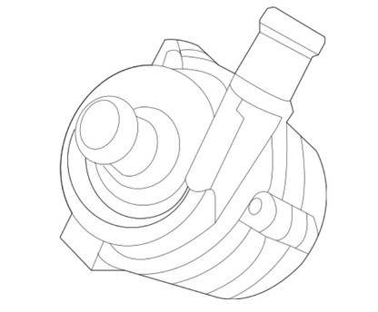 Land Rover LR153970 - Auxiliary Water Pump OE: LR153970