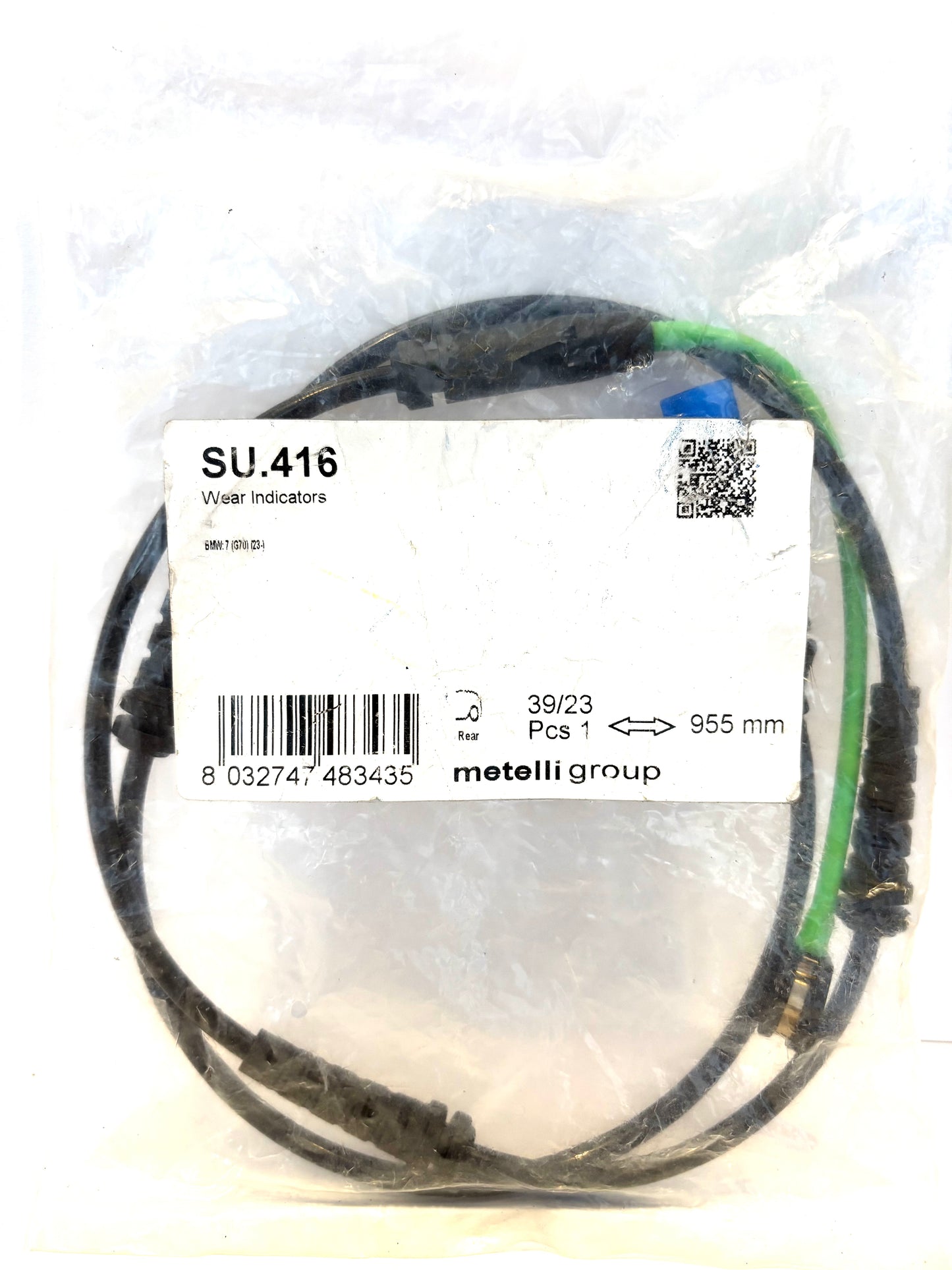 BMW SU.416 - Warning Contact, brake pad wear, rear OE: 34356770996