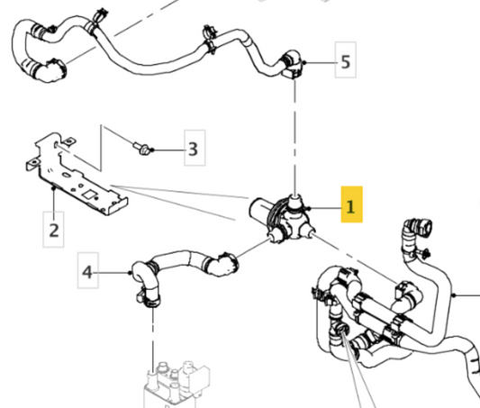 Jaguar T4K4643 - Control Valve, thermostat OE: T4K4643