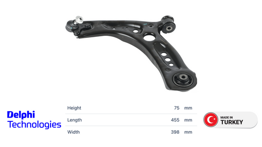 VAG Volkswagen TC4378 Track Control Arm LH OE: 5WA 407 151