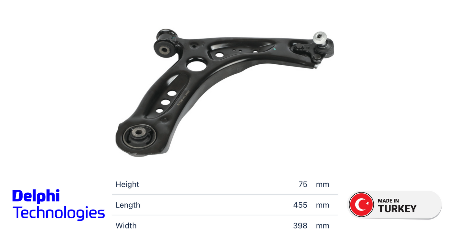 VAG Volkswagen TC4379 Track Control Arm RH OE: 5WA 407 152