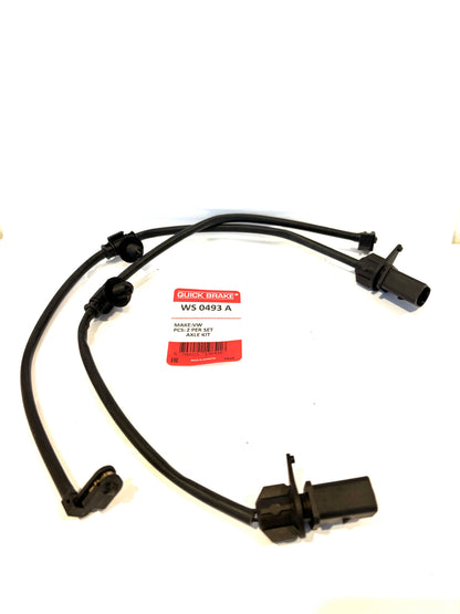 VAG Audi WS 0493 A - Warning Contact, brake pad wear, front OE: 8W0 615 121E