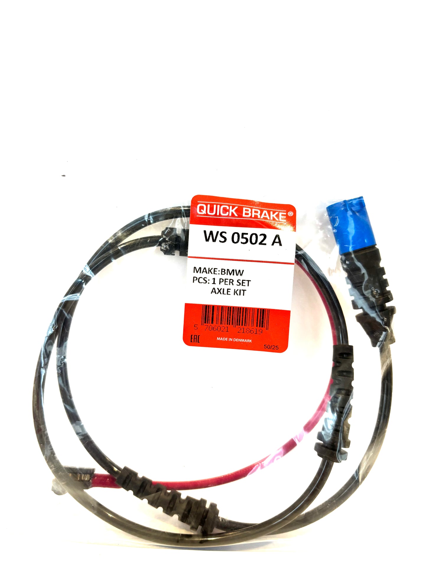 BMW WS 0502 A - Warning Contact, brake pad wear, front OE: 34356770998